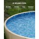 thumbnail image 2 of Liner para piscina VEVOR redonda de vinilo superpuesto de 8 pies, 122-137 cm, 2 of 9