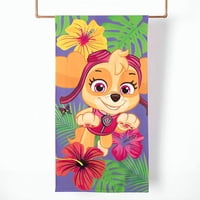 Mashini - Toalla De Playa Microfibra Paw Patrol Niñas Mariposa