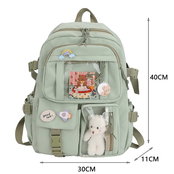 Fashion Student College Backpack Large Capacity Cute Student College Backpack School Bag Middle Student Teens Travel Backpack