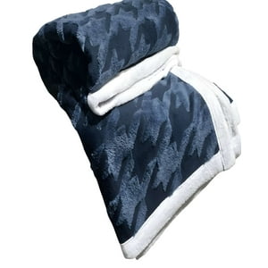 Genérico - Frazada Elegante 2 Plazas Azul Oscuro 200X230Cm J2