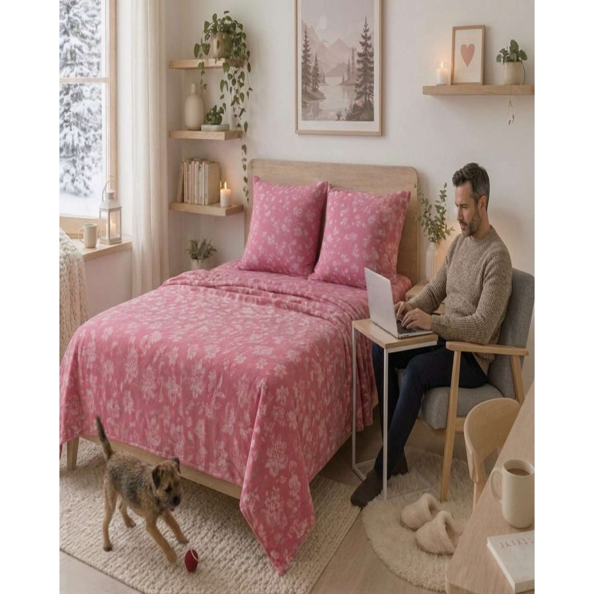 Mylhogar - Juego De Sabanas Termicas Para Invierno King Premium