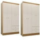 thumbnail image 1 of Combo 2 Closet Versa 4 Puertas Off White K42X2, 1 of 7