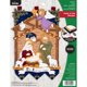 thumbnail image 1 of Kit navideño para colgar en la pared Bucilla Away in the Manger, 16 x 22 cm, 1 of 6