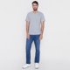 thumbnail image 4 of Polera Hombre V Neck Gris Melange Corona, 4 of 5