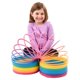 thumbnail image 2 of Muelle helicoidal de plástico Jumbo Rainbow The Dreidel Company, 2 of 5