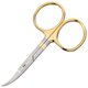 thumbnail image 1 of Tijeras Dr. Slick Curvas Serradas de 3.5" con Aros Dorados, 1 of 2