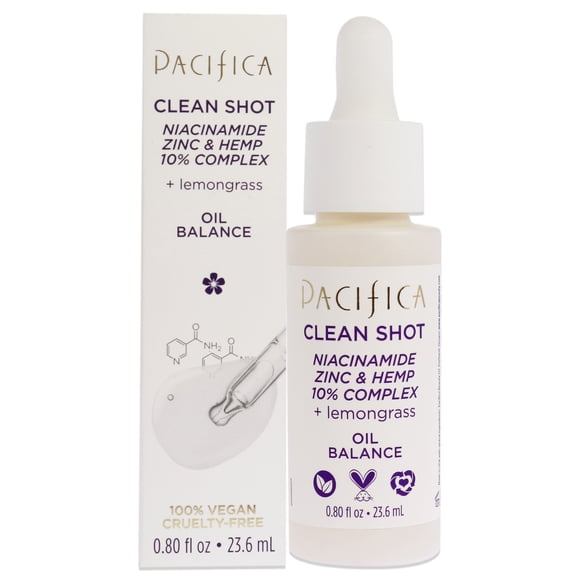 Clean Shot Niacinamida Zinc Y Cáñamo Por Ciento Complejo De Para - Suero