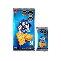 Galletas Saladas Original Pack 9Un Bolsa 216 G Club Social