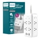 thumbnail image 1 of Supresor de picos Philips de 8 contactos, 2 USB-A, 1 USB-C, 17 W, 3120 J, blanco, 1 of 6