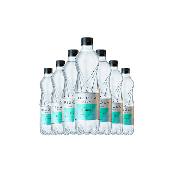Agua Con Gas Rizola Sabor Limón 500ml Pack X6 Unidades
