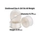 thumbnail image 4 of Hilo de bordar Simthread 144 bobinas tamaño A SA156 blanco, 4 of 6