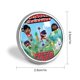 thumbnail image 2 of ¡Press Start!-Theme Round Button Badge: Premium Metal Construction, Ideal for High-End Events 2.8 cm, 2 of 6