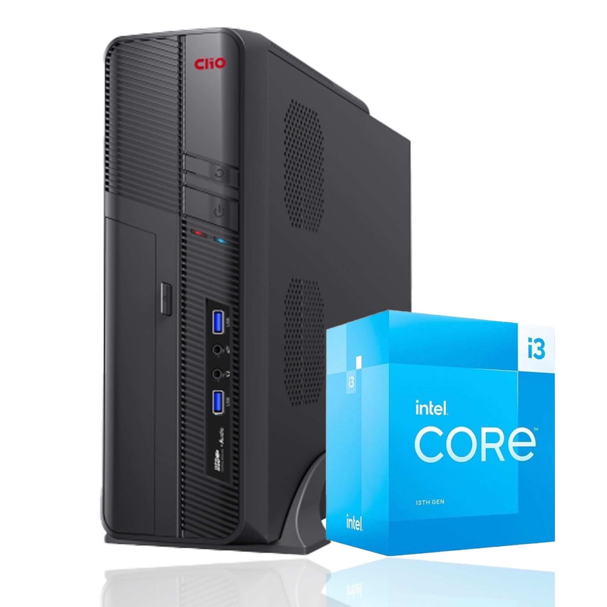 Pc Oficina Slim: Intel Core I3 13100 8Gb Ddr5 500Gb Uhd 730 Wifi+Bt