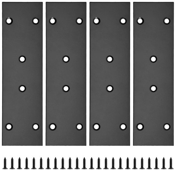 Soportes de Montaje Bonsicoky 169 x 48 mm Paquete de 4 Negro