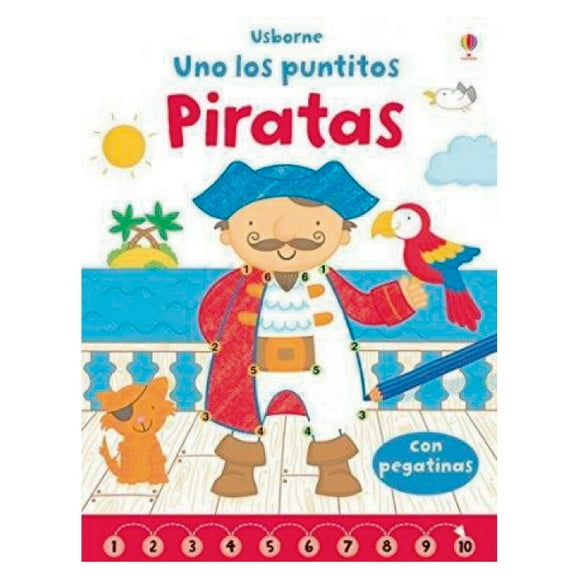 Libro Une Los Puntitos Piratas
