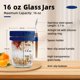 thumbnail image 2 of Recipiente para avena SMARCH Overnight Oats, 480 ml, juego de 2 unidades, color azul, 2 of 6