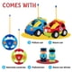 thumbnail image 2 of Coches de control remoto PREXTEX Cartoon Police Car y coche de carreras, 2 of 7