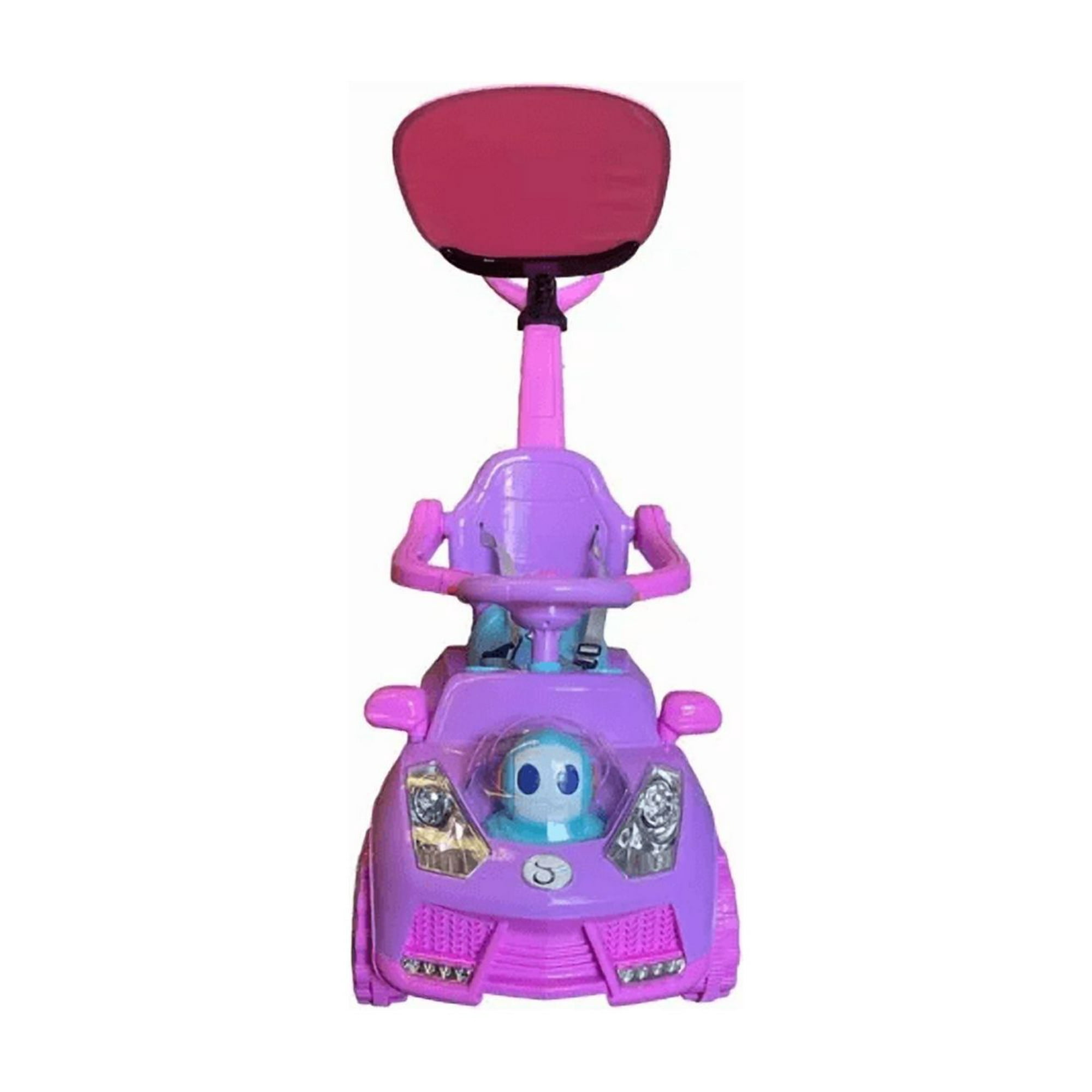 Genérico - Correpasillo En Auto Niña Y Niños Andador Techo Morado