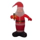 thumbnail image 5 of Papá Noel Inflable Navideño De 4,92 Pies Para Jardín Y Césped Al Aire Libre, 5 of 5