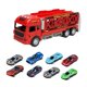 thumbnail image 2 of Camión De Juguete Plegable Para Niños Con 6 Coches De Carreras Para Niños Pequeños De 2, 3, 4, 5 Y 6 Años, Color Rojo, 2 of 3