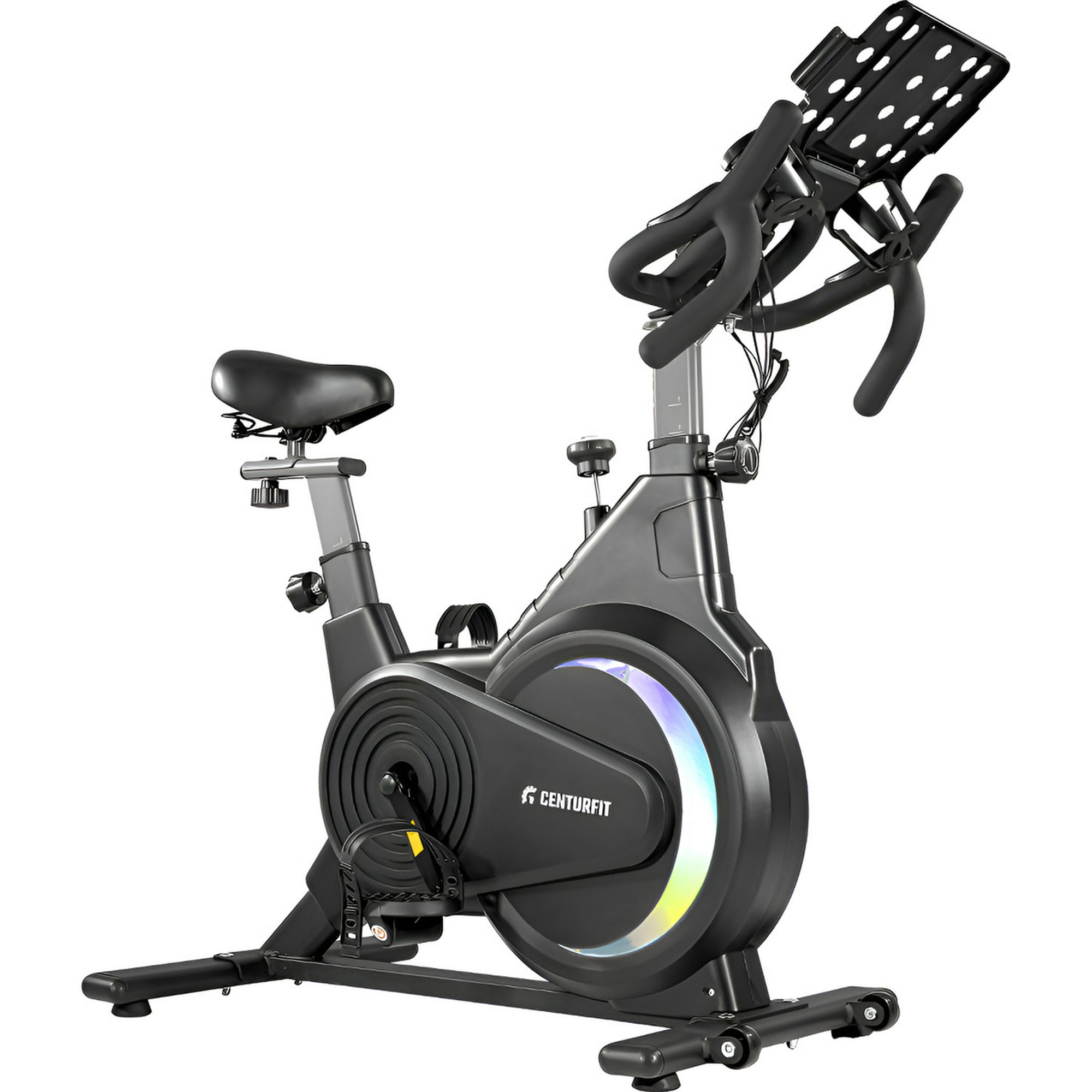 Centurfit - Bicicleta Spinning Magnetica Fija Indoor Pulso Cardiaco Color Negro
