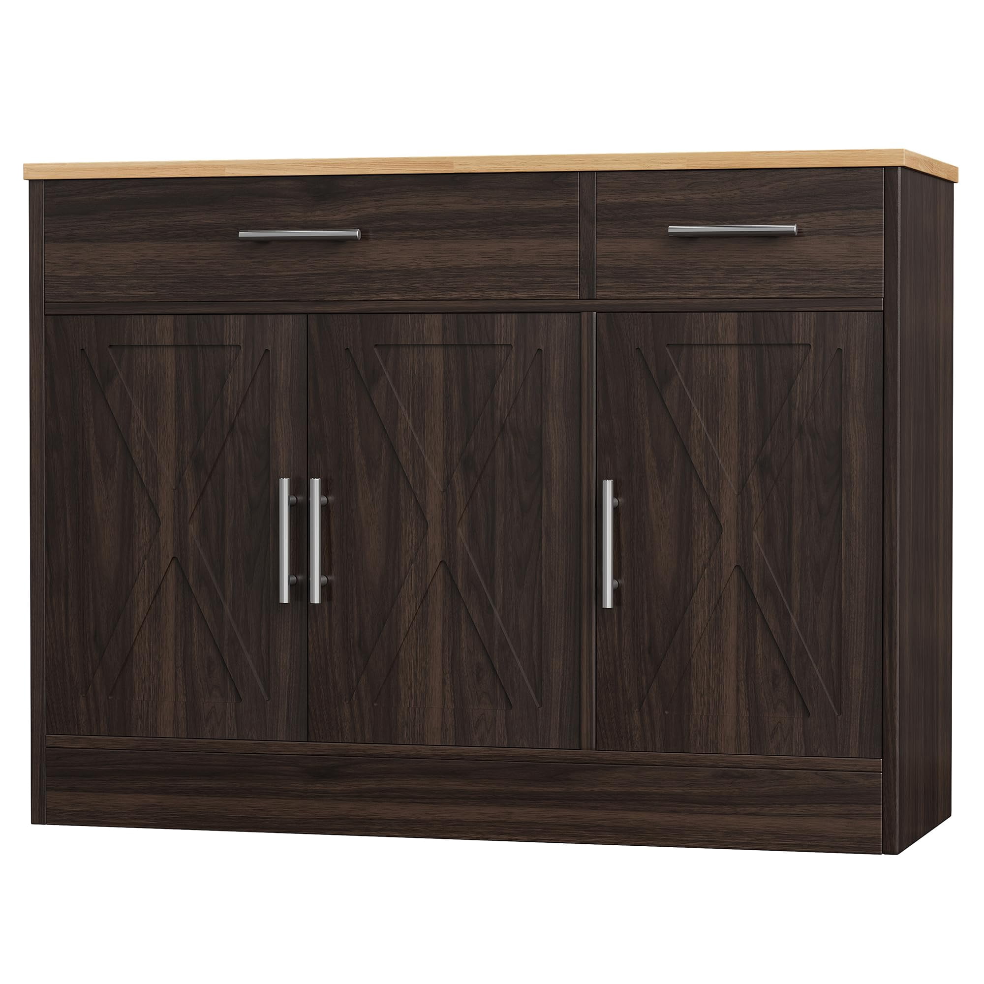 Aparador Shintenchi Tipo Buffet 107 X 43 X 82 Cm, Marrón