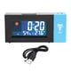 thumbnail image 5 of Proyección Despertador Función Snooze Temperatura Humedad Monitor 12/24H, 5 of 5