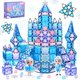 thumbnail image 1 of TikTiles 101 piezas - Set de Castillo de Princesa de Nieve magnético, 1 of 8