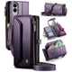 thumbnail image 1 of CaseMe Funda de Cuero para Samsung Galaxy S25 Edge con Billetera [Bloqueo RFID] con Ranura para Billetes con Zíper y 10 Tarjetas, Correa de Hombro y Muñeca Magnética de Cuero PU Suave para Samsung Ga, 1 of 13