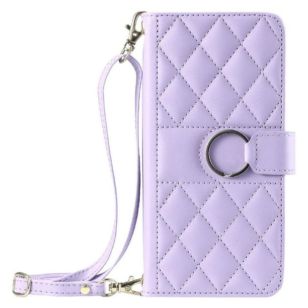 Funda tipo billetera FOXDOCK para Xiaomi Redmi 14C – Tapa abatible con correa para mujer