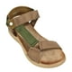 thumbnail image 2 of Sandalias Bajas de Mujer Ajustables TGH03 Verde, 2 of 5