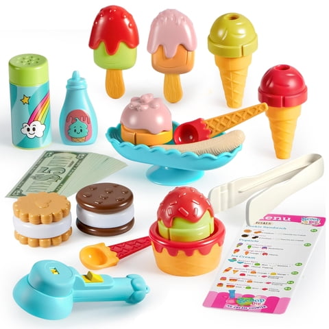 Lalalark - Juguete Simulador De Helado Que Cambia De Color Para Jugar A La Comida Jova 3+