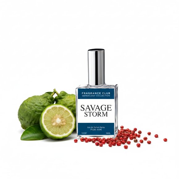 Fragrance Club Savage Storm 56 ml para Hombre – Fresco, Picante y Amaderado (EDP)