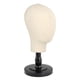 thumbnail image 1 of Modelo de exhibición de peluca de cabeza de maniquí para adultos, montaje fácil, soporte de exhibición de sombrero de peluca de pelo de Base negra de, 1 of 5