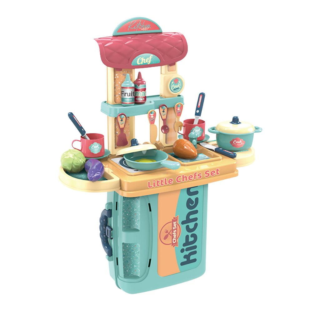 Otuti - Maletin Cocina De Juguete Little Chef 3en1 Azul