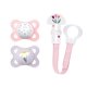 thumbnail image 1 of Chupete MAM I Love Mommy 0-6 meses de silicona con clip rosa, 1 of 3