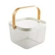 thumbnail image 2 of Canasto de metal multiuso blanco, 2 of 6