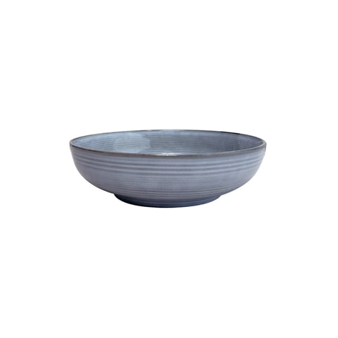 Mova - Set De 6 Bowl Redondo Cerámica Azul 17.5X5 Cm