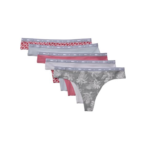 Bragas Tipo Tanga Tommy Hilfiger Con El Logotipo Clásico De Algodón, Paquete De 5