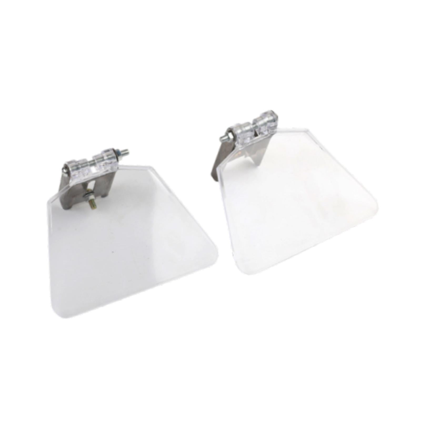 Magideal - 2 Piezas Golinero Banco Fundador De La Molinería Del Ojo Protección Acrílica De Acrílico Escuelas De Ojo De Acero Inoxidable Para Molinillo De Banco Para Tipo 200 Tipo 250