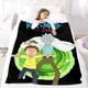 thumbnail image 5 of Rick y Morty: El Anime anti-pilling, suave, ligera, esponjosa y acogedora de lujo para hogar y cocina – Perfecta para niños y adultos,150X200cm, 5 of 6