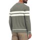 thumbnail image 3 of INSPIRE CHIC Suéter de Punto para Hombre Cuello Redondo Jersey Casual a Rayas M Verde Oliva, 3 of 5