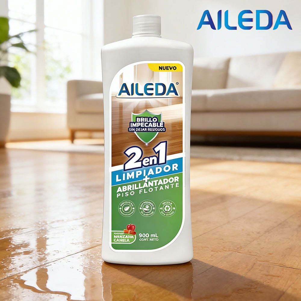 2 En 1 Limpiador Multiusos Aileda Manzana Canela 900ml Limp