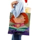 thumbnail image 4 of As Told by Ginger Bolso de tela con estampado de lienzo para mujer, bolsa de compras reutilizable y estética, con cremallera interior, regalo para mujer,40*40cm., 4 of 6