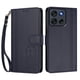 thumbnail image 3 of Funda Cartera Trébol para Motorola Moto G56 con Ranuras Tarjetas y Carga Inalámbrica Azul oscuro, 3 of 6