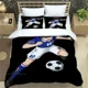 thumbnail image 2 of Captain Tsubasa Cartoon Bedding Sets exquisite bed supplies set duvet cover bed comforter set bedding set luxury birthday gift, 2 of 5