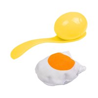 Bothyi - Juego De Carreras De Huevos Y Cucharas De Pascua, Juegos Divertidos, Suministros De Fiesta Para Niños Pequeños, Amarillo
