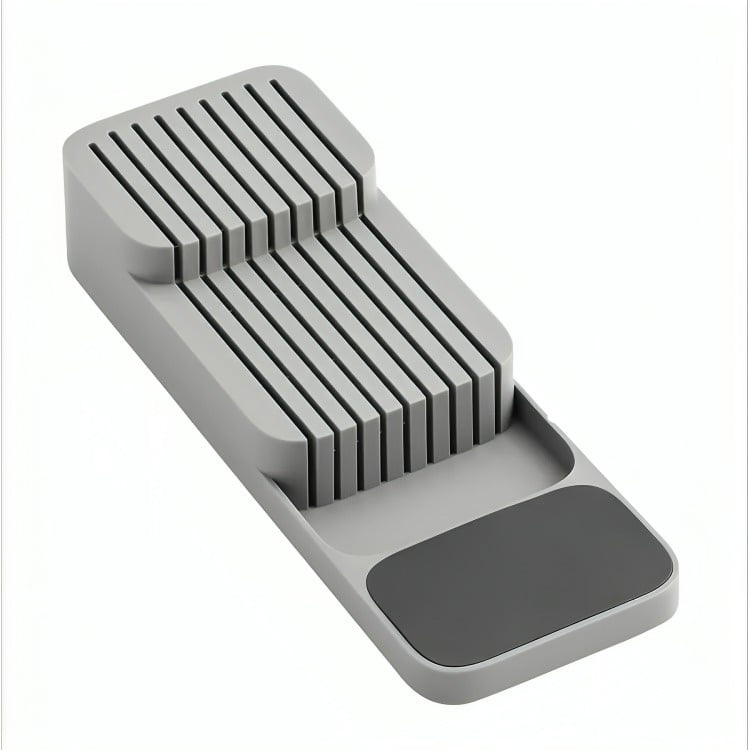 Genérico - Soporte Organizador De Cuchillos Para Cajón De Cocina