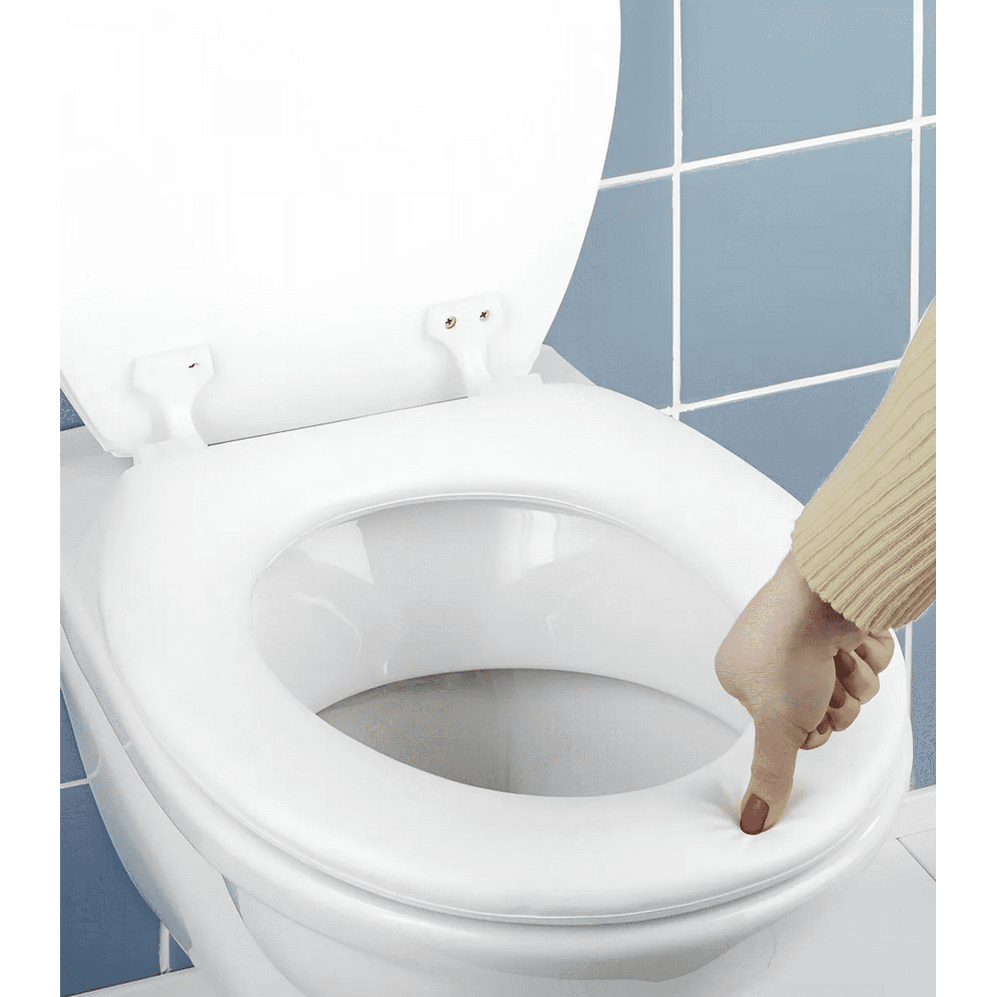 Genérico - Tapa Para Inodoro Asiento Para Baño Acolchado Tapa Wc