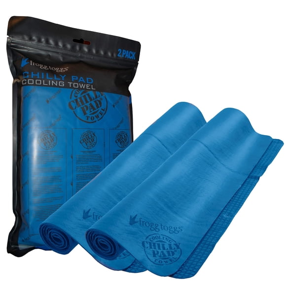 Toallas refrescantes FROGG TOGGS Chilly Pad, 33 x 13 cm, paquete de 2